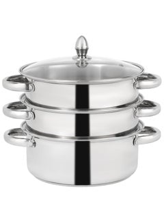 3Layer ss induction steam pot
